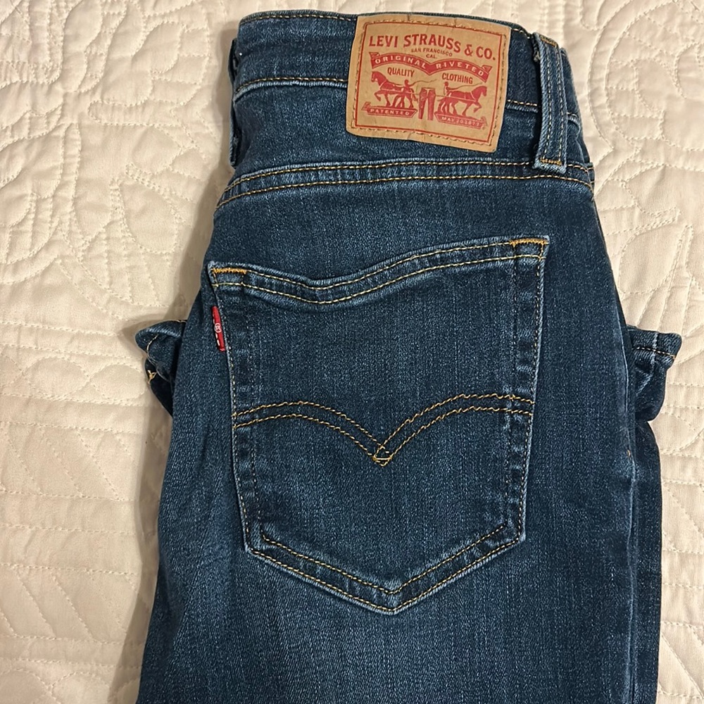 Levi’s 726 flare dark wash